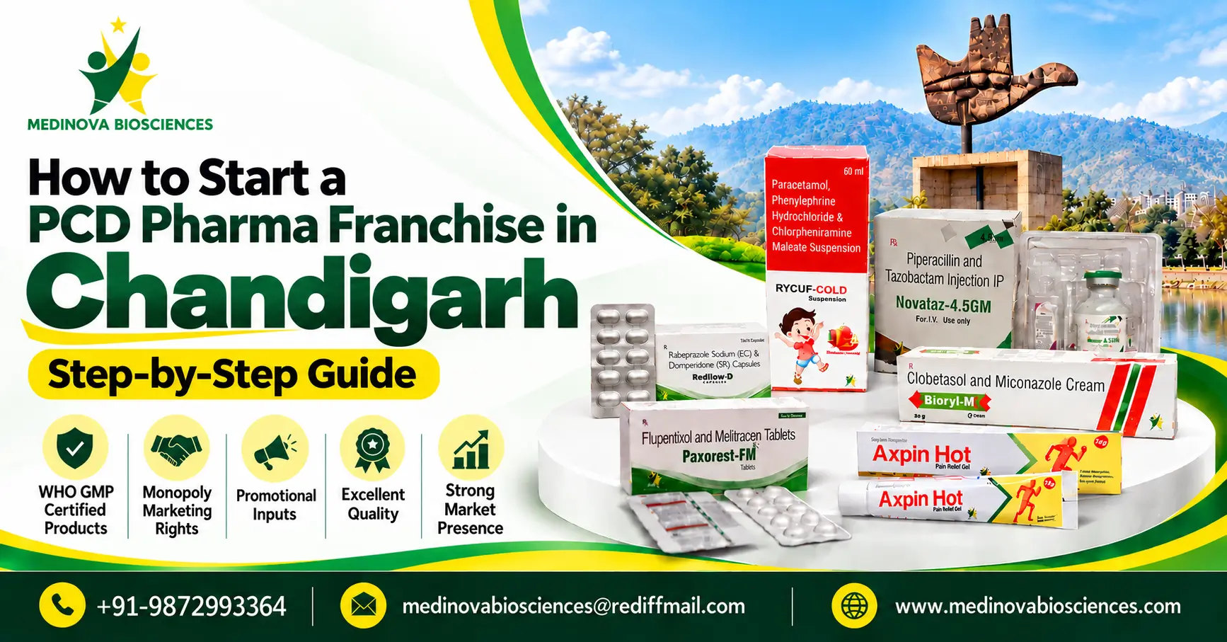 How to Start a PCD Pharma Franchise in Chandigarh: Step-by-Step Guide